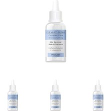 Defne Store Göz Çevresi Bakım Serumu, Kırışıklık Karşıtı & Yoğun Nemlendirici, Morluk ve Şişlik Giderici, Aydınlatıcı & Onarıcı Bakım, 20 ml (4 Paketi)