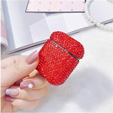 Defne Store Apple ile Uyumlu Airpods Kılıf Diamond Silikon No5