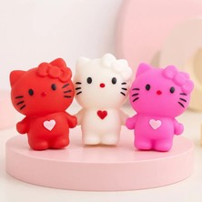 Ps Hello Kitty Tasarımlı Squishy - 12'li Paket - Karışık Renk - Yumuşak Oyuncak