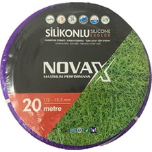 Defne Store Novax Ekolüks Silikon Pvc Bahçe Hortumu 1/2 20MT