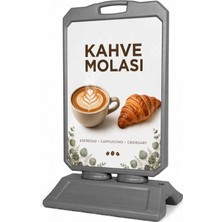 Durak Reklam 50X82 cm Plastik Reklam Dubası