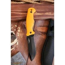 Defne Store Outdoor Piknik Kamp Bıçağı Şef Bıçak Kılıflı Mutfak Bıçak Bıçağı Çakısı (KMPX01)