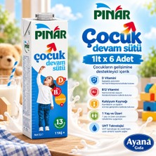 Pınar Çocuk Devam Sütü 1lt x 6 Adet
