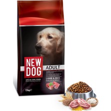 Defne Store New Dog Newdog Kuzu Etli Pirinçli Yetişkin Köpek Maması 15 kg