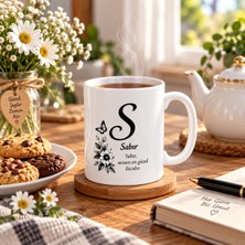 Anlamlı Sözler Alfabe Kupa Baskı Tasarımları