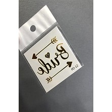 Defne Store Geçici Dövme, Gold Rengi Bride Arrow