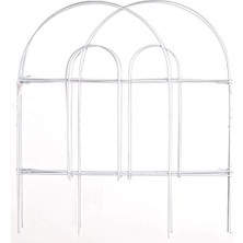 Defne Store Origin Point Gard'n Border Yuvarlak Katlanır Çit, Beyaz, 45 cm x 20 cm (51808)