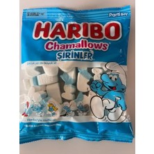Defne Store Chamallows Şirinler 115 G Parti Boy Yumuşak Şeker Marshmallow