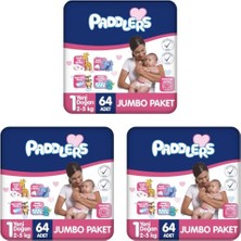 Defne Store Yenidoğan Bebek Bezi 1 Numara (2-5 Kg) 64 Adet – Jumbo Paket (2 Paketi)