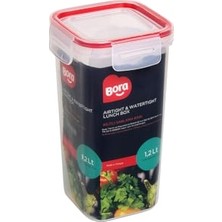 Defne Store Saklama Kabı, Click Kare, 1,2 L Uzun