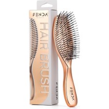 Mey İthalat Profesyonel 4 Pinli Slim Bronz Saç Fırçası