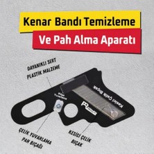 Defne Store Kenar Bandı Temizleme ve Pah Alma Aparatı, Çelik Kesici Bıçak, Köşe Yuvarlama, Sert Plastik Gövde, Pah Bıçağı Dahil, Profesyonel Kullanım