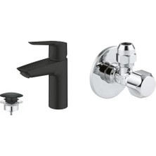Defne Store Start Quickfix Lavabo Bataryası S-Boyut + 2 Adet 55 mm Ara Musluk Seti