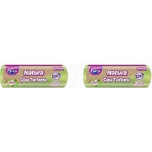 Mey İthalat Natura Çöp Torbası Büyük Boy 10'lu (2 Paketi)