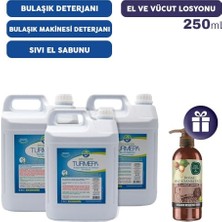 Defne Store Turmepa Ev Temizlik Seti 3, El ve Vücut Losyonu Hediye