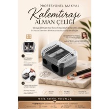 Mey İthalat Çift Bıçaklı Makyaj Kalemi Açacağı - Şeffaf Hazneli 723524