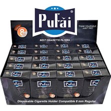 Defne Store Sigara Filtresi 8 mm Standart Boy Ağızlık 600 Adet 20 Kutu Dark