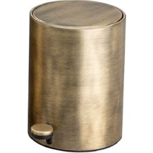 Mey İthalat Pedallı Antik Çöp Kovası 3 L Antik Renk 265X203X203 mm