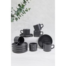 Mey İthalat 6'lı Double Türk Kahvesi ve Çay Fincanı Takımı