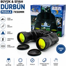 Str Store Büyük - Siyah Dürbün Pusula 7X50MM 168FTX1000YRF