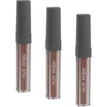 Mey İthalat Dudak Parlatıcısı, Uzun Süre Kalıcı Yapışkan His Bırakmayan Nemlendirici, Lipgloss 04 Peachy Rose (3 Paketi)