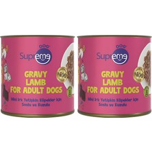 Defne Store Mini Irk Yetişkin Köpekler Için Soslu ve Kuzulu Konserve Mama 200 G (2 Paketi)