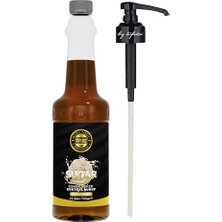 Defne Store Esmer Şeker Aromalı Kahve, Pasta ve Kokteyl Şurup 750 ml ve Şurup Pompası Avantajlı Set