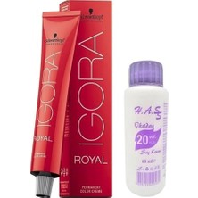Mey İthalat Royal Saç Boyası 6-88 Koyu Kumral Yoğun Kızıl 60 ml Mini Oksidan 20 Volüm