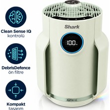 Shark Kompakt Hava Temizleyici, Clean Sense Iq ile Hava Durumuna Göre Çalışma Kontrolü, Iri Birikimlere Karşı Debrisdefence Ön Filtre ve Küçük Yaşam Alanlarına Uygun Kompakt Gövde, HP072EUGN