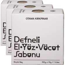 Mey İthalat Doğal Defneli El Yüz Vücut Sabunu 150 G (3 Paketi)