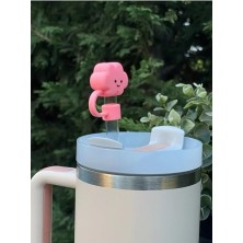 Mey İthalat 1 Adet Pembe Bulutlu (10 Mm) Pipet Tıpası/pipet Tıpası, Pembe