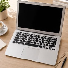 Mey İthalat MacBook Air 11 Inç Klavye Koruyucu Türkçe Q – A1370 A1465 Uyumlu – Us Ansı Düz Enter – Ingilizce Klavyeyi Türkçeye Çeviren Silikon Kaplama Siyah