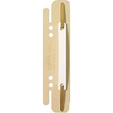 Mey İthalat Esselte Leitz 6130 – 00 – 12 Zıvana Heftstreifen Pvc-Transparan, 25 Adet, Kum