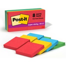 Mey İthalat Super Sticky Notes, 5,1 x 5.1 Cm, Marrakesh Koleksiyonu, 8 Pads/pack (622 8ssan)