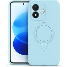 Microsonic Xiaomi Redmi Note 17 5g Kılıf Aura Stant Magsafe Açık Mavi