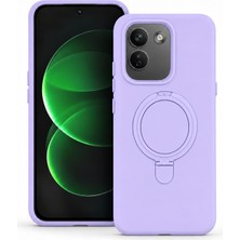 Microsonic Xiaomi Redmi Note 17 Pro Max 5g Kılıf Aura Stant Magsafe Lila