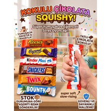 Kokulu Çikolata Squishy Stres Oyuncağı – Süper Yumuşak Yavaş Yükselen (Slow Rising) Eğlenceli Çikolata Barı Sıkma Oyuncağı