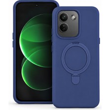 Microsonic Xiaomi Redmi Note 17 Pro Max 5g Kılıf Aura Stant Magsafe Lacivert