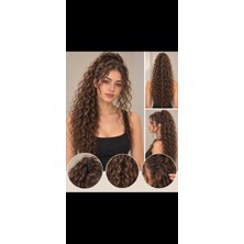 Handmade Afro At Kuyrugu 3lü  1 At Kuyrugu 2yancıtcıt  3parcadır El Yapımıdır Süngere Elle Işlenmiş Mandal Toka  Ilesabitlenmiştir