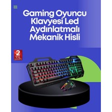 Rs PG8018 LED Aydınlatmalı Mekanik Klavye Mouse – Oyunlarda Üstün Performans