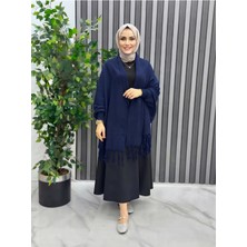 Kervan Pazarı Kadın Triko Kollu Şal Panço