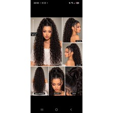 Handmade Afro At Kuyrugu 3lü  1 At Kuyrugu 2yancıtcıt  3parcadır El Yapımıdır Süngere Elle Işlenmiş Mandal Toka  Ilesabitlenmiştir