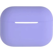 The Gencoo Airpods Pro 3 (3.nesil) Soft Silikon Kılıf - Mor