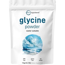 Micro Ingredients Glycine Powder Water Soluble Unflavored 1 kg - Glisin Takviyesi