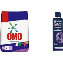 Ertürk Store Toz Çamaşır Deterjanı Sık Yıkananlar 5 Kg(1) Clear Men Scalp Pro Saç Dökülmesine Karşı Güçlendirici Şampuan Kepeğe Karşı Etkili 300 Ml(1)