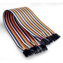Ertürk Store Kablo, Alkatronik 20 cm 40 Pin Dişi Erkek Dupont Breadboard Jumper