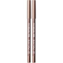 Ertürk Store Göz Kalemi, Cosmetics Silk Tattoo Liner Suya Dayanıklı Ipeksi Jel, 03 Antique Bronze (2 Paketi)