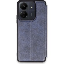 Marsilyan™- Xiaomi Redmi 13C Kılıf Flip Cover - Lacivert