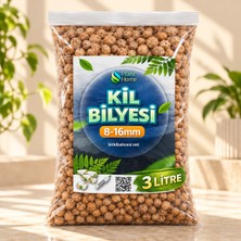 Plant Home Power Mix Bitki Bakımı Için Doğal Kil Bilyesi (Hidroton) – Topraksız Tarım Kil Bilyesi - 3 Litre