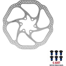 SkyWheel 160 Mm, 6 Vida Bisiklet Hidrolik, Mekanik Disk Fren Rotoru